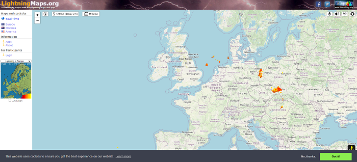 Lightning Maps