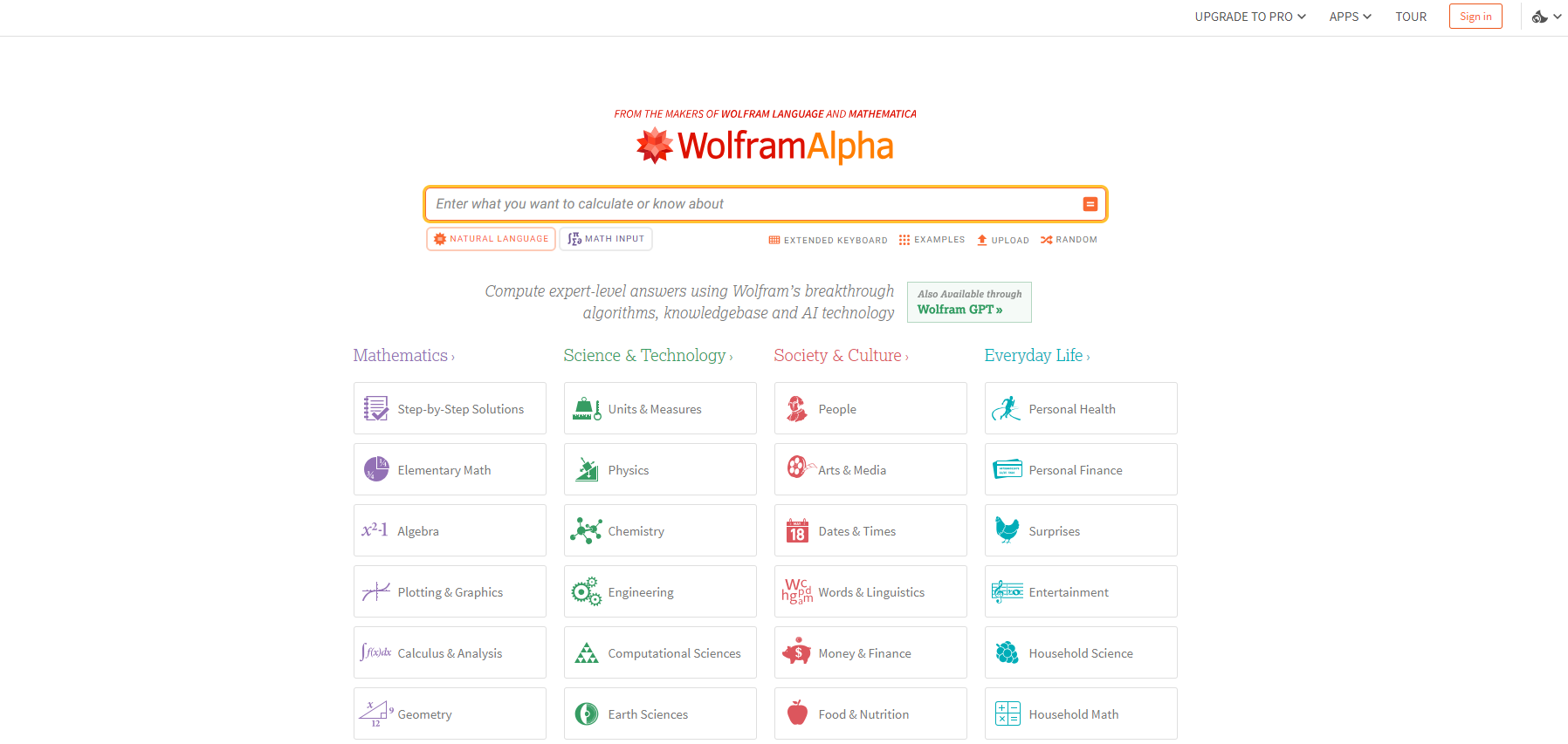 Wolfram Alpha